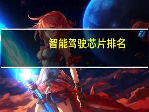 智能驾驶芯片排名