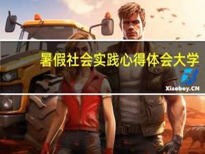 暑假社会实践心得体会大学