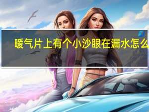 暖气片上有个小沙眼在漏水怎么办（暖气片漏水带压堵漏胶）