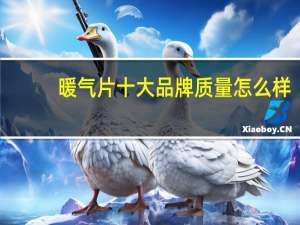暖气片十大品牌质量怎么样。