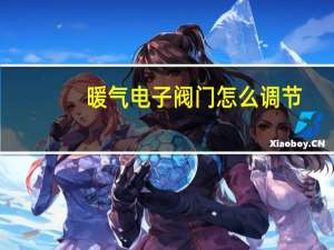 暖气电子阀门怎么调节