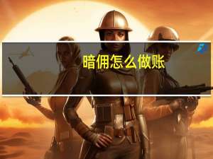 暗佣怎么做账