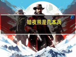 暗夜熊是几本兵
