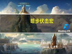 暗步伏击宏（伏击背刺宏）