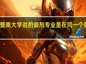 暨南大学说的调剂专业是在同一个院校吗