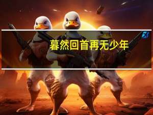 暮然回首再无少年,满身疲惫迎风前行是什么意思