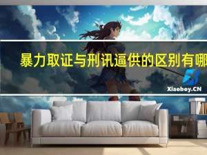 暴力取证与刑讯逼供的区别有哪些