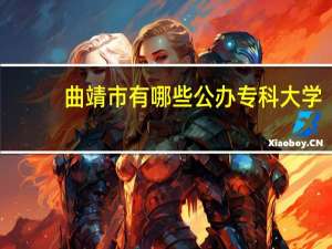 曲靖市有哪些公办专科大学