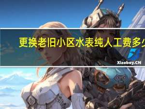 更换老旧小区水表纯人工费多少