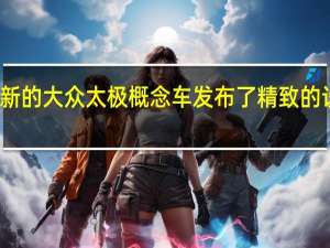 更新的大众太极概念车发布了精致的设计特色