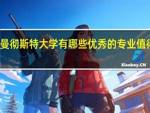 曼彻斯特大学有哪些优秀的专业值得选择