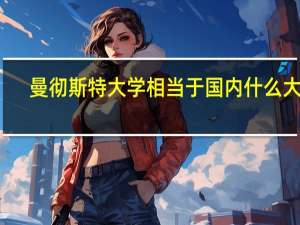 曼彻斯特大学相当于国内什么大学