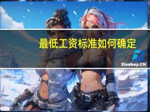 最低工资标准如何确定