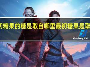 最初糖果的糖是取自哪里 最初糖果是取自于什么