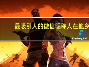 最吸引人的微信昵称人在他乡（最吸引人的微信昵称）