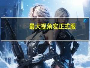 最大视角宏 正式服（最大视角宏）