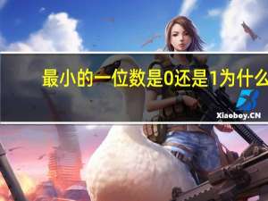 最小的一位数是0还是1为什么