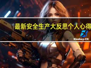 最新安全生产大反思个人心得