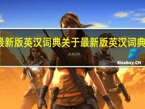 最新版英汉词典 关于最新版英汉词典的介绍