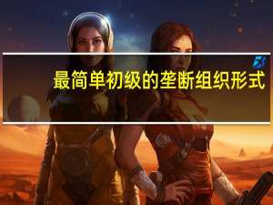 最简单初级的垄断组织形式