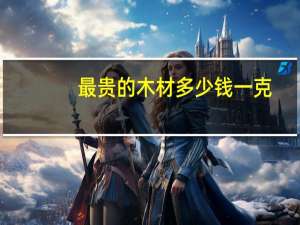最贵的木材多少钱一克