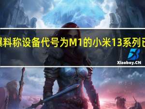 最近有爆料称设备代号为M1的小米13系列已进版开始NPI