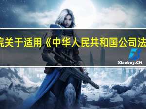 最高人民法院关于适用《中华人民共和国公司法》若干问题的规定（二）