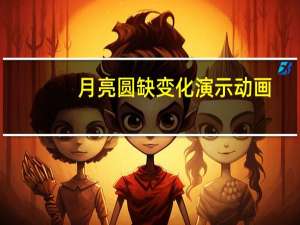 月亮圆缺变化演示动画（月亮圆缺）