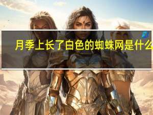 月季上长了白色的蜘蛛网是什么病