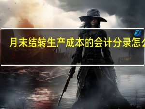 月末结转生产成本的会计分录怎么做