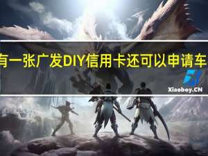 有一张广发DIY信用卡还可以申请车主卡吗