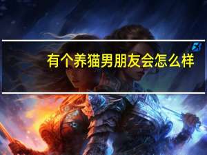 有个养猫男朋友会怎么样