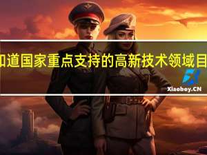 有人知道国家重点支持的高新技术领域目录与代码吗