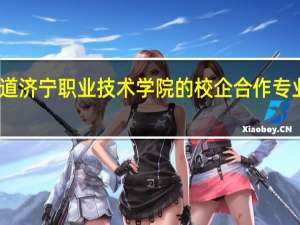 有人知道济宁职业技术学院的校企合作专业需要多少分
