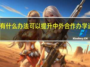 有什么办法可以提升中外合作办学通过率