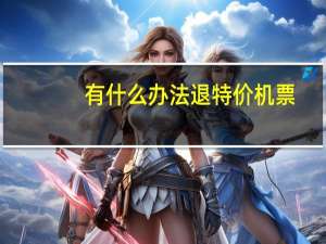 有什么办法退特价机票