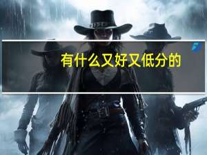 有什么又好又低分的,赛车大学