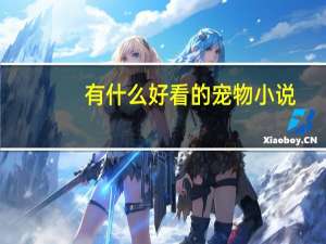 有什么好看的宠物小说