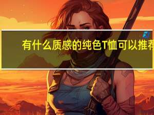 有什么质感的纯色T恤可以推荐