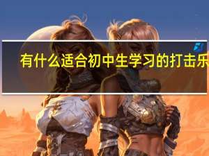 有什么适合初中生学习的打击乐器