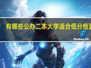 有哪些公办二本大学适合低分捡漏呢