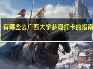 有哪些去广西大学参观打卡的指南安利