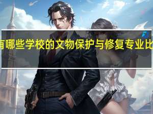 有哪些学校的文物保护与修复专业比较出名