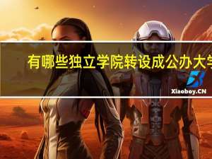 有哪些独立学院转设成公办大学