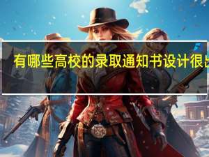有哪些高校的录取通知书设计很出彩