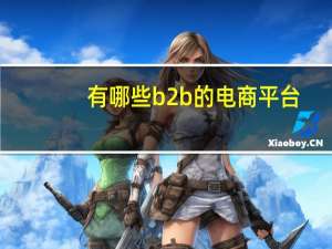 有哪些b2b的电商平台