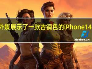 有外媒展示了一款古铜色的iPhone14Promax