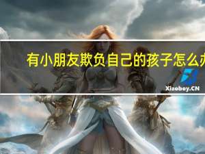 有小朋友欺负自己的孩子怎么办