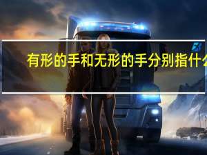 有形的手和无形的手分别指什么