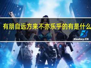 有朋自远方来不亦乐乎的有是什么意思（ldquo 有朋自远方来 不亦乐乎 rdquo 是什麽意思）